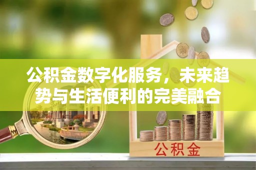 塔什库尔干塔吉克公积金数字化服务，未来趋势与生活便利的完美融合
